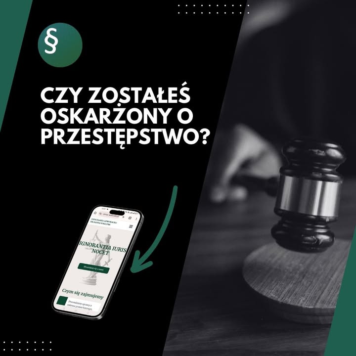 ‼️ Czy zostałeś oskarżony o przestępstwo? ‼️ Czas działa na Twoją niekorzyść….