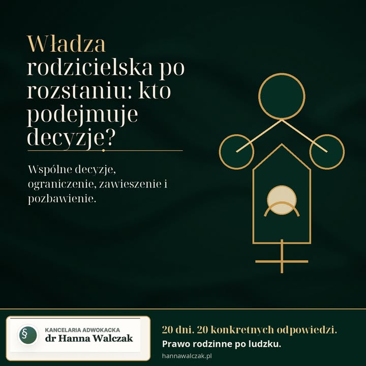 Władza rodzicielska po rozstaniu: kto podejmuje decyzje? Władza rodzicielska nie jest nagrodą…