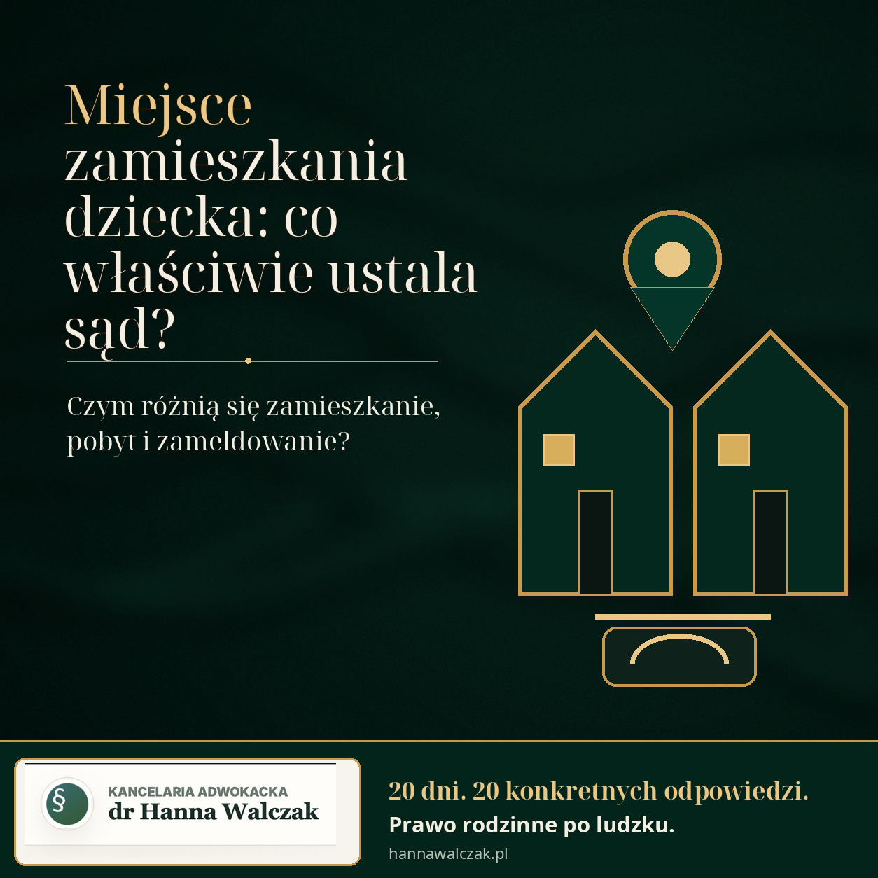 Miejsce zamieszkania dziecka: co właściwie ustala sąd?